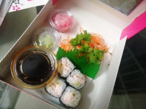 The ebi maki from Sushi Haus.