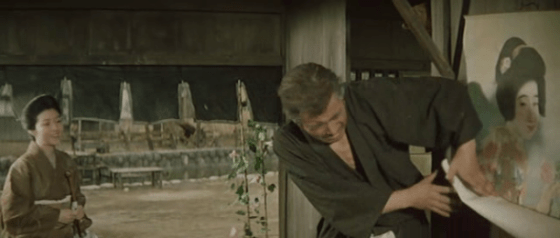 ... and an embarrassed man