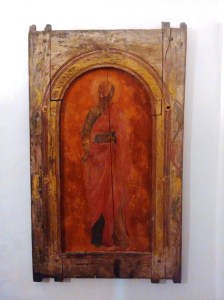 A lovely old painting on wood.