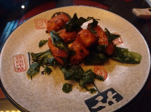 Spicy tofu aniseed at Side Wok: delicious stuff. 