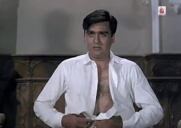 Sunil Dutt goes shirtless in Mera Saaya