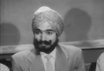 The mysterious Sikh in the courtroom