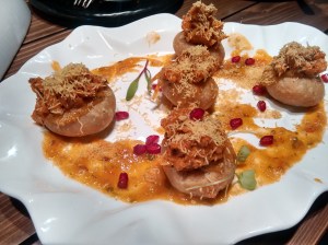 Pyaaz ki kachori at Farzi Cafe.