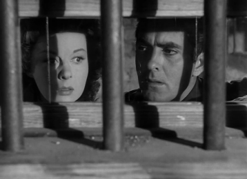 Susan Hayward and Tyrone Power in Rawhide