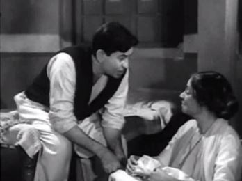 Chand with his adoptive mother