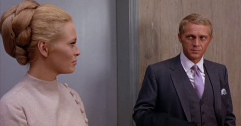 Steve McQueen and Faye Dunaway in The Thomas Crown Affair