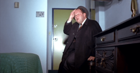 Erwin arrives for his interview