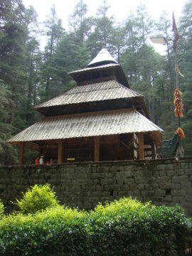 Hadimba Temple, set in a deodar forest.