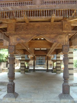 A porch at the temple.