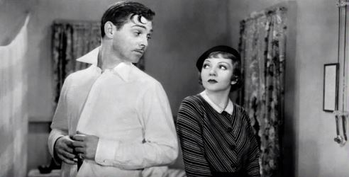 Clark Gable and Claudette Colbert in It Happened One Night