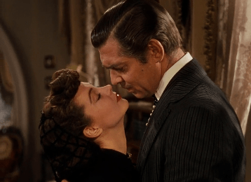 Vivien Leigh and Clark Gable in Gone With the Wind