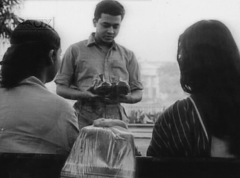 Montoo rejoices over a pair of boots