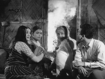 Neeta with her mother and her younger siblings