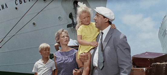 Preparatory to going off on the Mikhail Svetlov